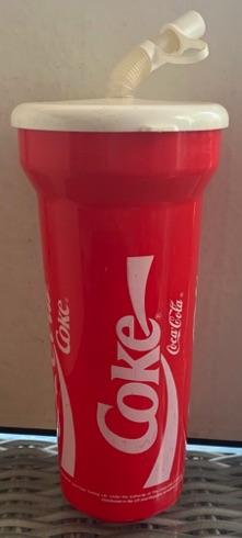 58161-1 € 2,00 coca cola drinkbeker rood wit coke coca cola H. D..jpeg